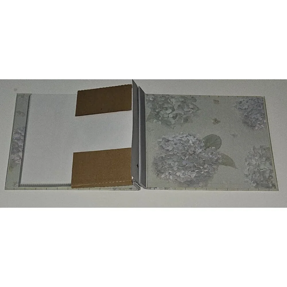 Century Int'l 8x8 Scrapbook Album Green Floral + 10 Refill Sheets NEVER USED